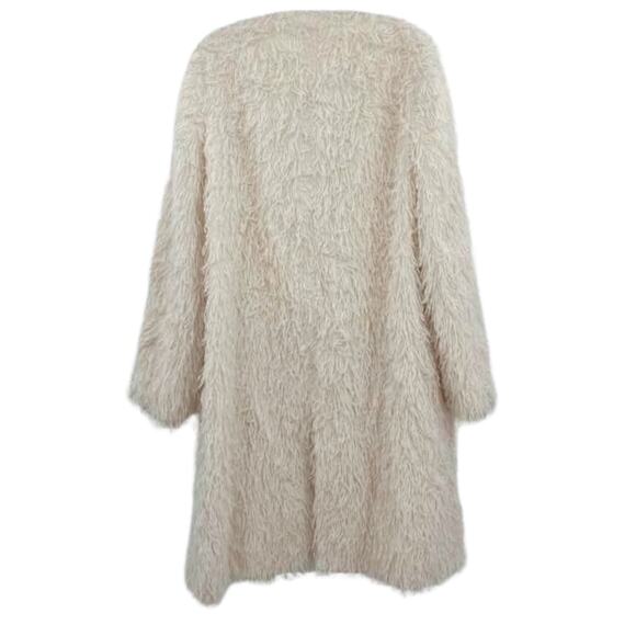 Helmut Lang Wool-Blend Fringe Coat, Size XS - Picture 5 of 10